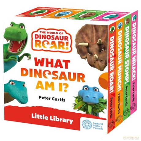 The World of Dinosaur Roar!: What Dinosaur Am I Slipcase (Little Library) - Peter Curtis [KSIĄŻKA]