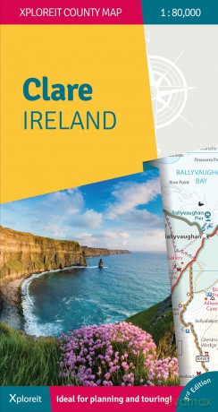 The Xploreit Map of County Clare Ireland - Mike Meagher [KSIĄŻKA]