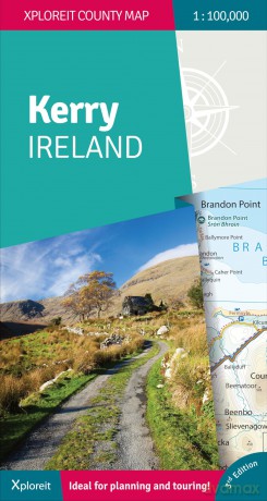 The Xploreit Map of County Kerry Ireland (Xploreit Atlantic Counties) - Mike Meagher [KSIĄŻKA]
