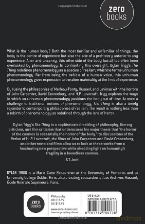 Thing, The: A Phenomenology of Horror - Trigg Dylan [KSIĄŻKA]