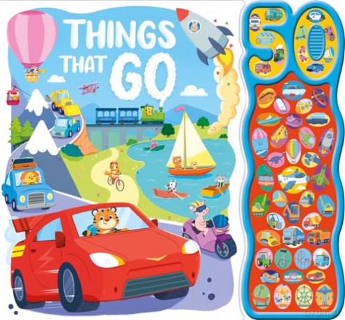 Things That Go (50-button sound book) - Igloo Books [KSIĄŻKA]
