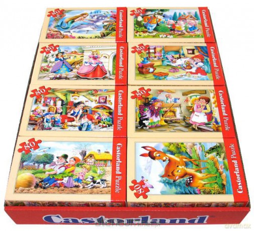 Pakiet Puzzle 16x80 Bajki CASTOR [PUZZLE]