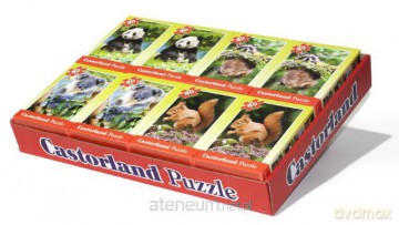 Pakiet Puzzle 16x80 Dzikie zwierzęta CASTOR [PUZZLE]