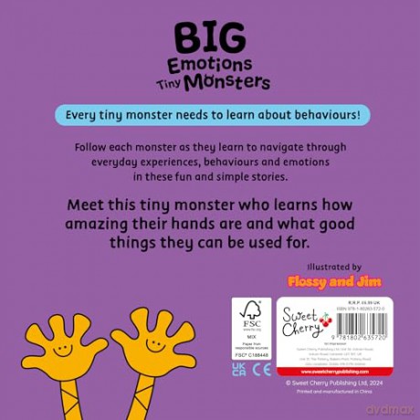 Tiny Monsters Are Gentle: 4 (Big Emotions Tiny Monsters 10-Book Collection: Manners, Behaviours and Feelings) [KSIĄŻKA]