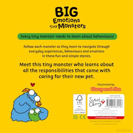 Tiny Monsters Care For Animals: 2 (Big Emotions Tiny Monsters 10-Book Collection: Manners, Behaviours and Feelings) [KSIĄŻKA]