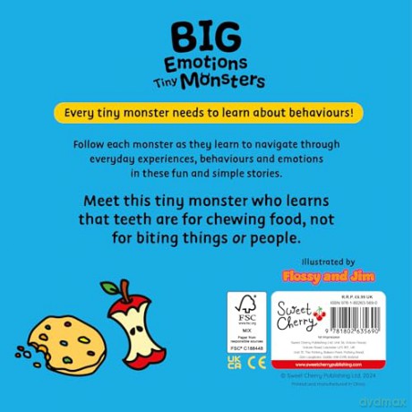 Tiny Monsters Don't Bite: 1 (Big Emotions Tiny Monsters 10-Book Collection: Manners, Behaviours and Feelings) [KSIĄŻKA]