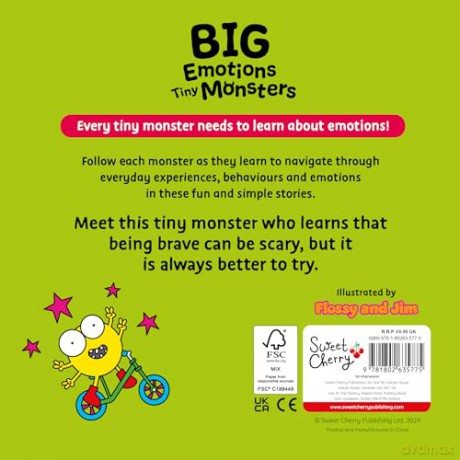 Tiny Monsters Feel Brave: 9 (Big Emotions Tiny Monsters 10-Book Collection: Manners, Behaviours and Feelings) [KSIĄŻKA]