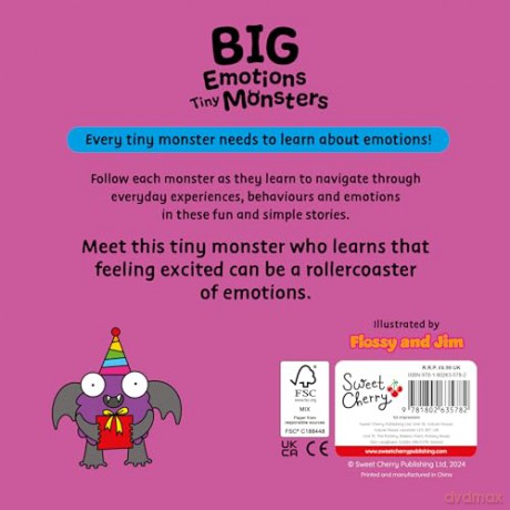 Tiny Monsters Feel Excited: 10 (Big Emotions Tiny Monsters 10-Book Collection: Manners, Behaviours and Feelings) [KSIĄŻKA]