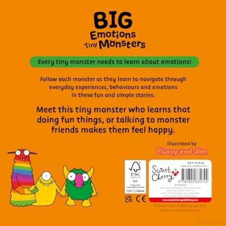 Tiny Monsters Feel Happy: 6 (Big Emotions Tiny Monsters 10-Book Collection: Manners, Behaviours and Feelings) [KSIĄŻKA]