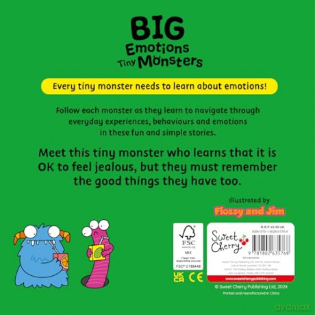 Tiny Monsters Feel Jealous: 8 (Big Emotions Tiny Monsters 10-Book Collection: Manners, Behaviours and Feelings) [KSIĄŻKA]