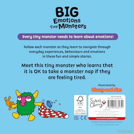 Tiny Monsters Feel Tired: 7 (Big Emotions Tiny Monsters 10-Book Collection: Manners, Behaviours and Feelings) [KSIĄŻKA]