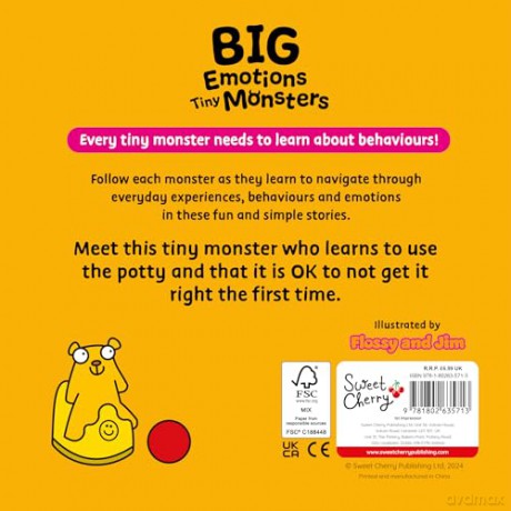 Tiny Monsters Use the Loo: 3 (Big Emotions Tiny Monsters 10-Book Collection: Manners, Behaviours and Feelings) [KSIĄŻKA]