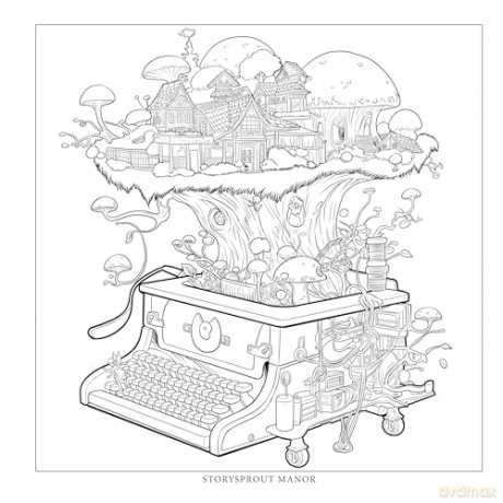 Tiny Worlds: Fairy Homes: An Artist's Coloring Book of Dreamy Fairy Abodes - Alex Oxton [KSIĄŻKA]