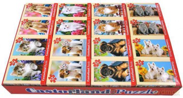 Pakiet Puzzle 32x54 Zwierzęta CASTOR [PUZZLE]