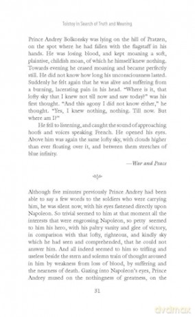 Tolstoy in Search of Truth and Meaning: Wisdom from His Letters, Novels, Essays and Conversations - Leo Tolstoy [KSIĄŻKA]