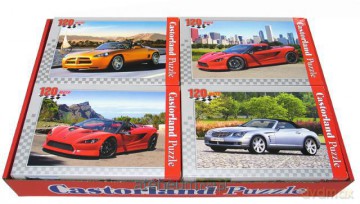 Pakiet Puzzle 8x120 Auta sportowe CASTOR [PUZZLE]