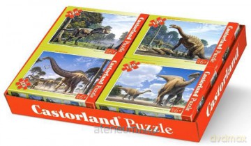Pakiet Puzzle 8x120 Dinozaury CASTOR [PUZZLE]