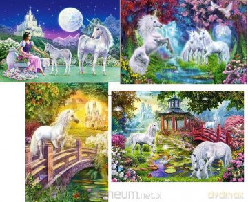 Pakiet Puzzle 8x120 Jednorożce CASTOR [PUZZLE]