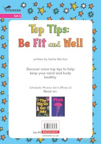 Top Tips: Be Fit and Well - Little Wandle high-low decodable reader for ages 7+ (Striders Phonics Readers) - Sasha Morton [KSIĄŻKA]