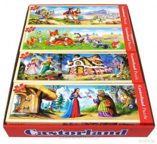 Pakiet Puzzle 8x220 Bajki CASTOR [PUZZLE]