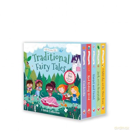 Traditional Fold-Out Fairy Tales 5-Book Collection [KSIĄŻKA]