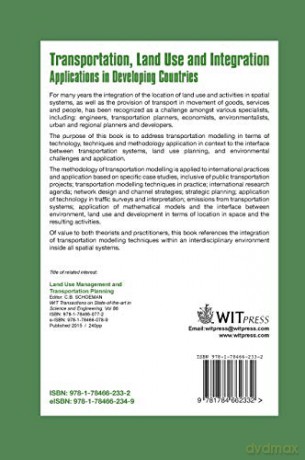 Transportation, Land Use and Integration: Applications in Developing Countries - Ilse M. Schoeman [KSIĄŻKA]