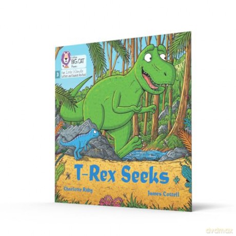 T-Rex Seeks: Phase 3 Set 1 Blending practice (Big Cat Phonics for Little Wandle Letters and Sounds Revised) - Charlotte Raby [KSIĄŻKA]