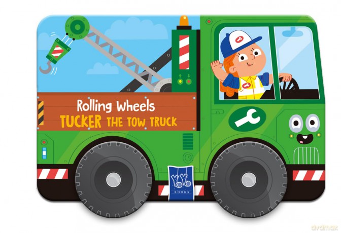 Tucker the Tow Truck (Rolling wheels) - Yoyo Books [KSIĄŻKA]
