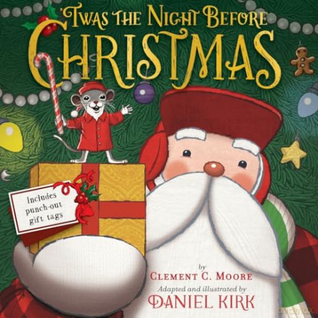 Twas the Night Before Christmas: Includes Punch-Out Gift Tags - Clement C. Moore [KSIĄŻKA]