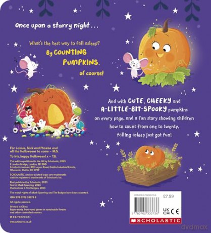 Twenty Pumpkins at Bedtime (CBB) (Twenty at Bedtime) - Mark Sperring [KSIĄŻKA]