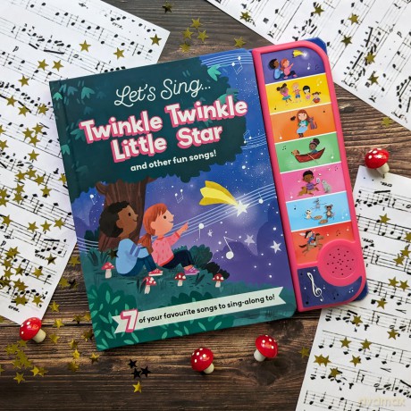 Twinkle Twinkle Little Star Nursery Rhyme Sound Book - 7 Songs To Play And Sing [KSIĄŻKA]