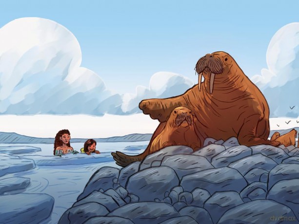 Ullak and the Creatures of the Sea: English Edition (Nunavummi, Level 15) - Suzie Napayok-Short [KSIĄŻKA]