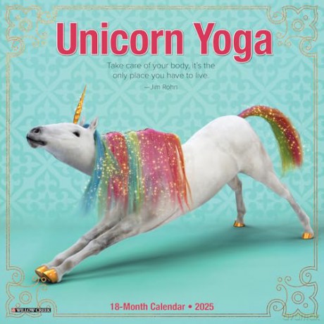 Unicorn Yoga 2025 Mini [KSIĄŻKA]