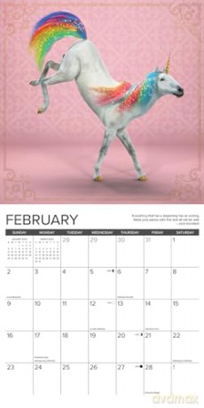 Unicorn Yoga 2025 Wall [KSIĄŻKA]