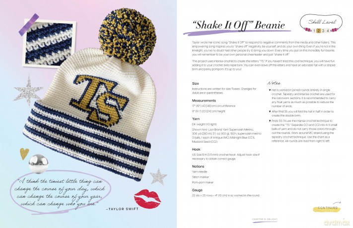 Unofficial Taylor Swift Crochet: 20+ Projects Inspired by the Music and Style Icon (Celebrity Crochet) - Lee Sartori [KSIĄŻKA]