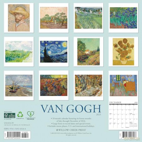 Van Gogh 2025 Wall [KSIĄŻKA]