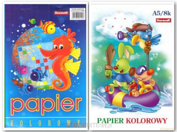 Papier kolorowy A5/8k 10 szt. [SZKOŁA]
