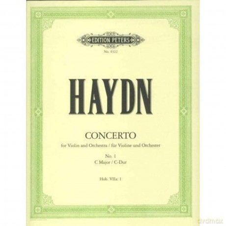 Violin Concerto in C Hob. Viia:1 (Edition for Violin and Piano) (Edition Peters) - Joseph Haydn [KSIĄŻKA]