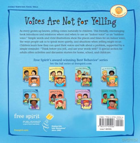 Voices Are Not for Yelling (Best Behavior) (Best Behavior Series) - Elizabeth Verdick [KSIĄŻKA]