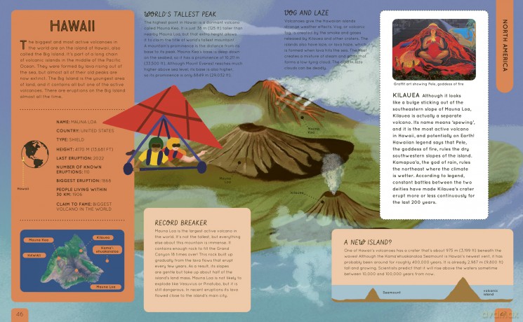 Volcano Atlas: An Epic Journey Around the World's Most Incredible Volcanoes (Amazing Adventures) - Tom Jackson [KSIĄŻKA]