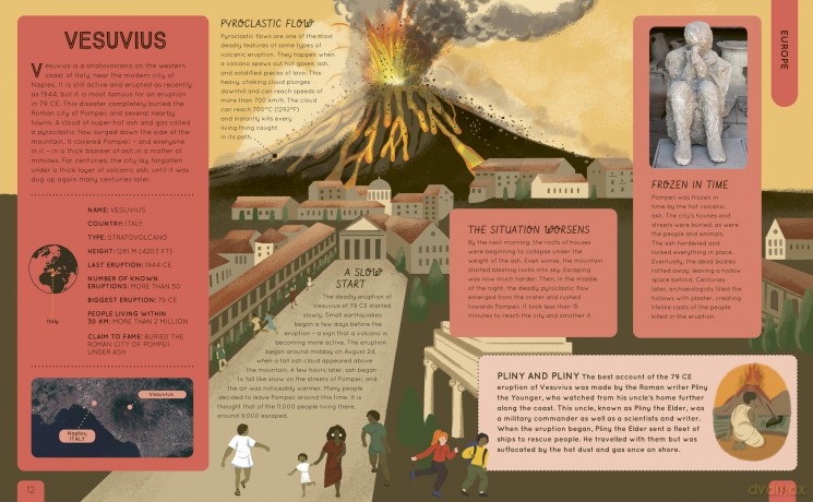Volcano Atlas: An Epic Journey Around the World's Most Incredible Volcanoes (Amazing Adventures) - Tom Jackson [KSIĄŻKA]
