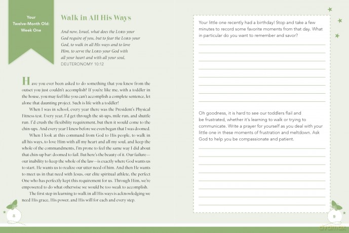 Walking in Wonder: A Devotional Journal for Moms of Toddlers - Catherine Claire Larson [KSIĄŻKA]