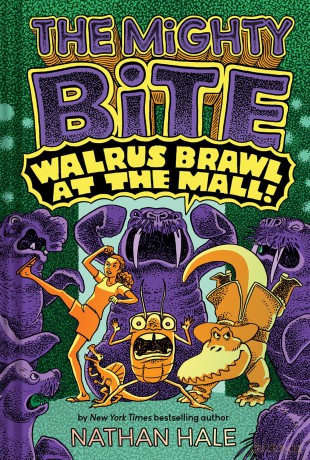 Walrus Brawl at the Mall (The Mighty Bite #2): A Graphic Novel - Nathan Hale [KSIĄŻKA]