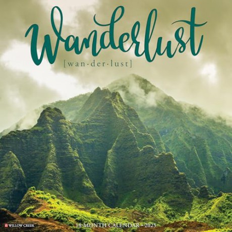 Wanderlust 2025 Wall [KSIĄŻKA]