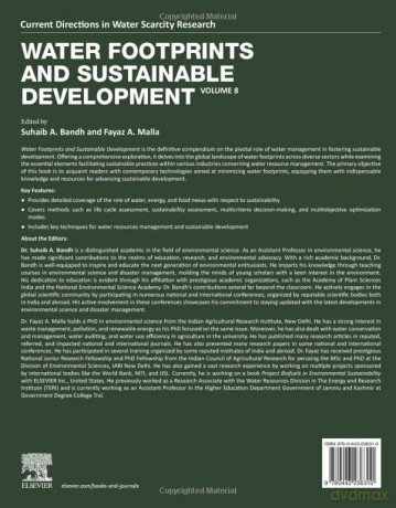 Water Footprints and Sustainable Development: Volume 8 (Current Directions in Water Scarcity Research, Volume 8) - Bandh [KSIĄŻKA]