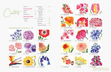 Watercolor the Easy Way Flowers: Step-by-Step Tutorials for 50 Flowers, Wreaths, and Bouquets (Watercolor the Easy Way): 2 - Sara Berrenson [KSIĄŻKA]