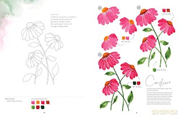 Watercolor the Easy Way Flowers: Step-by-Step Tutorials for 50 Flowers, Wreaths, and Bouquets (Watercolor the Easy Way): 2 - Sara Berrenson [KSIĄŻKA]