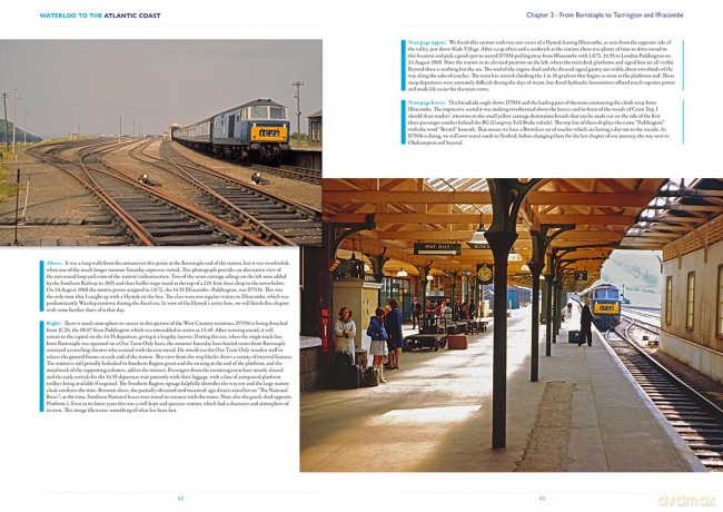 Waterloo to the Atlantic Coast During the Diesel Era Part 2: Exeter to the Atlantic Coast (Wateloo to the Atlantic Coast) - Bernard Mills [KSIĄŻKA]