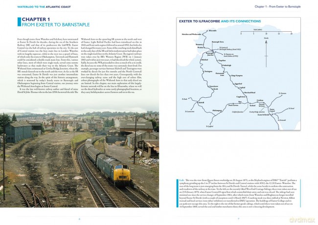 Waterloo to the Atlantic Coast During the Diesel Era Part 2: Exeter to the Atlantic Coast (Wateloo to the Atlantic Coast) - Bernard Mills [KSIĄŻKA]