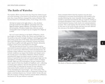 Weather Almanac 2025: The perfect gift for nature lovers and weather watchers - Storm Dunlop [KSIĄŻKA]